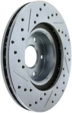 Picture of StopTech Select Sport 13-15 Subaru BRZ Slotted - Drilled Left Front Rotor