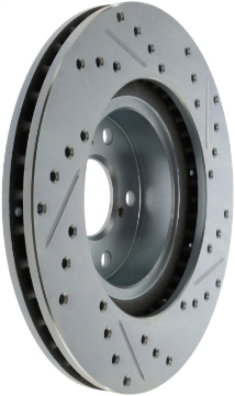 Picture of StopTech Select Sport 13-15 Subaru BRZ Slotted - Drilled Right Front Rotor