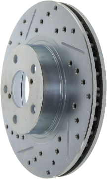 Picture of StopTech Select Sport 13-15 Subaru BRZ Slotted - Drilled Right Front Rotor