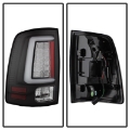 Picture of Spyder Dodge Ram 2013-2014 Light Bar LED Tail Lights - Black ALT-YD-DRAM13V2-LED-BK