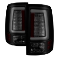 Picture of Spyder 13-14 Dodge Ram 1500 Light Bar LED Tail Lights - Black Smoke ALT-YD-DRAM13V2-LED-BSM
