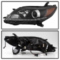 Picture of Spyder 2015-2017 Toyota Sienna Projector Headlights - DRL LED - Black PRO-YD-TSEN15-DRL-BK
