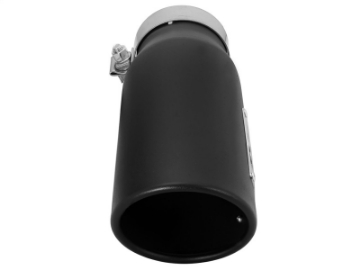 Picture of aFe MACHForce-XP 3-5in 409 Stainless Steel Exhaust Tip 3-5in x 4-5in Out x 12in L Clamp-On