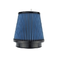 Picture of Injen NanoWeb Dry Air Filter 4-0 Flange w-ShurLok - 5-63 Base OD -6-0 Tall -4-0 Top w-Barb Fitting