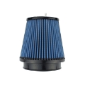 Picture of Injen NanoWeb Dry Air Filter 4-0 Flange w-ShurLok - 5-63 Base OD -6-0 Tall -4-0 Top w-Barb Fitting