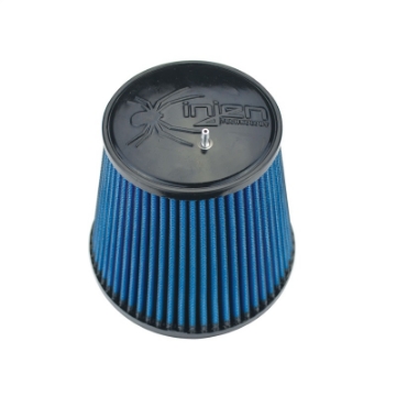 Picture of Injen NanoWeb Dry Air Filter 4-0 Flange w-ShurLok - 5-63 Base OD -6-0 Tall -4-0 Top w-Barb Fitting