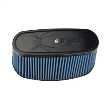 Picture of Injen NanoWeb Dry Air Filter 8-725x3-940 Oval neck- 10-375x5-590 Base - 6-30 Tall w-Barb Fit