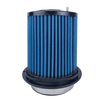 Picture of Injen NanoWeb Dry Air Filter- 5-5 Twis-Lok Base- 3-5 Neck- 4-0 Top w-Barb Fitting- 6-5 Tall 55 Pleat