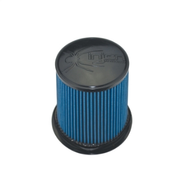 Picture of Injen NanoWeb Dry Air Filter 5-0in Filter Neck w-TwistLok-7-0in Base -5-0in Top w-Barb Fittings