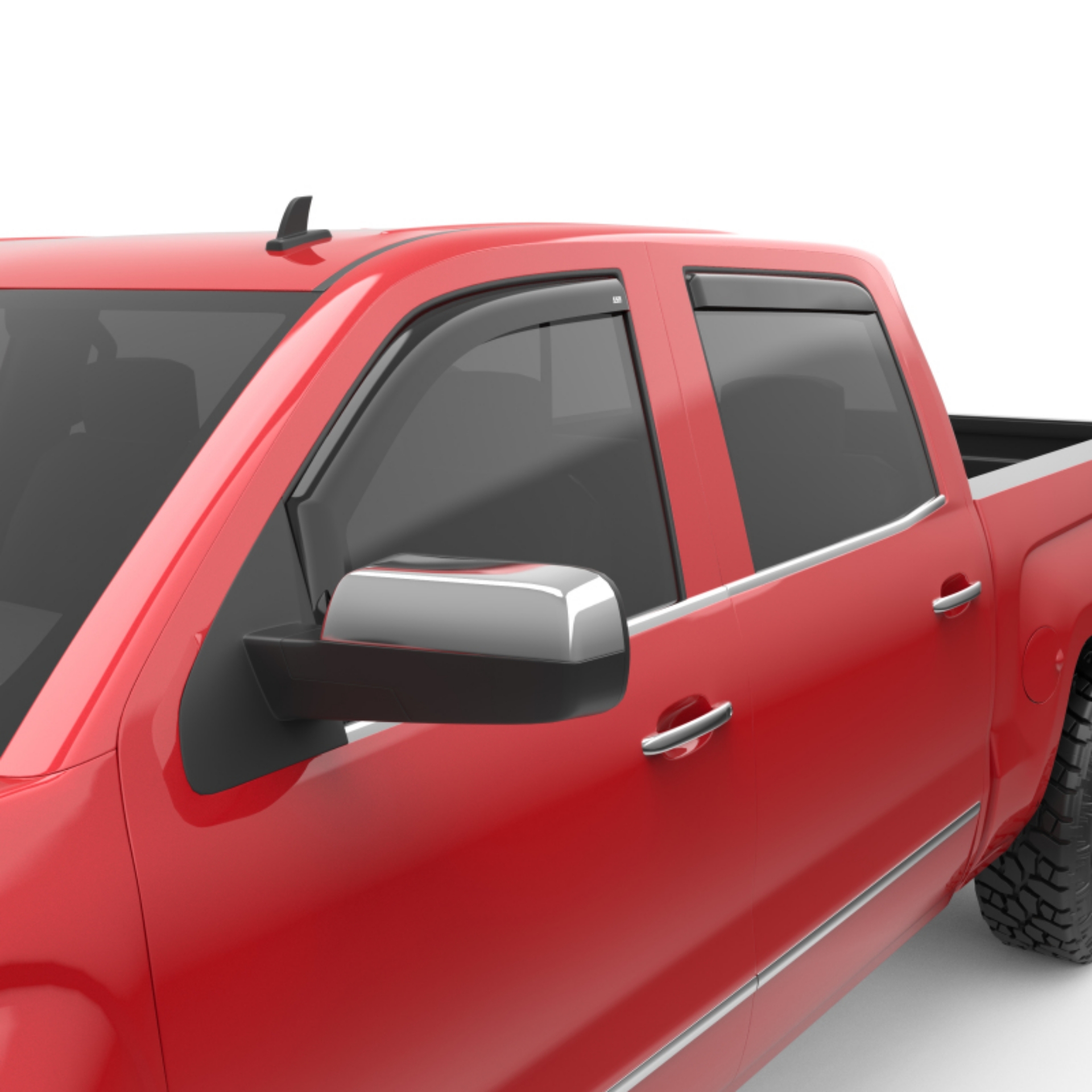 Picture of EGR 14+ Chev Silverado-GMC Sierra Crw Cab In-Channel Window Visors - Set of 4 571771