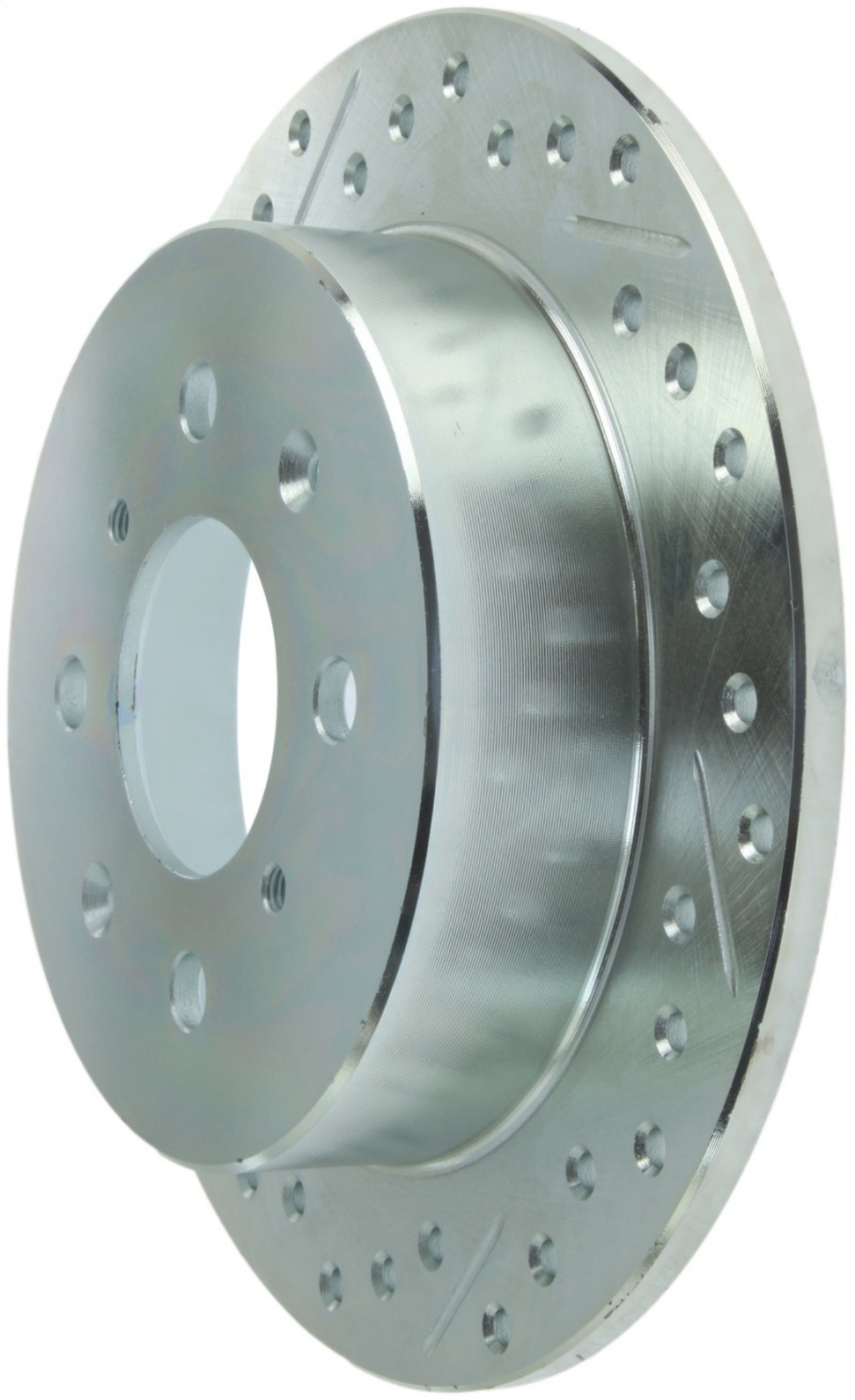 Picture of StopTech Select Sport 92-00 Honda Civic Drilled and Slotted 1-Piece Rear Passenger Side Brake Rotor