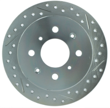 Picture of StopTech Select Sport 92-00 Honda Civic Drilled-Slotted Vented 1-Piece Rear Driver Side Brake Rotor