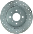 Picture of StopTech Select Sport 92-00 Honda Civic Drilled-Slotted Vented 1-Piece Rear Driver Side Brake Rotor