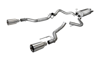 Picture of Corsa 2017-2020 Ford F-150 Raptor 3-5L Sport Cat-Back Dual Rear Exit w- 5in Satin Polished Tip