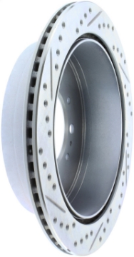 Picture of StopTech Select Sport 13-17 Toyota Land Cruiser Sport Drilled - Slotted Rear Driver-Side Brake Rotor