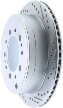 Picture of StopTech Select Sport 13-17 Toyota Land Cruiser Sport Drilled - Slotted Rear Driver-Side Brake Rotor
