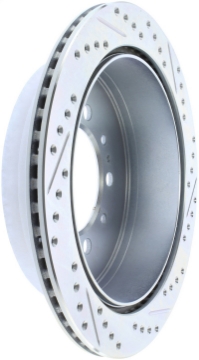 Picture of StopTech Select Sport 13-17 Toyota Land Cruiser Drilled - Slotted Rear Passenger-Side Brake Rotor