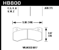 Picture of Hawk Wilwood 17mm 6617 Calipers HPS Street Brake Pads