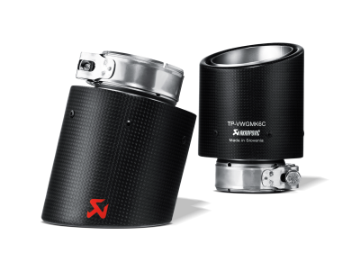 Picture of Akrapovic 09-12 Volkswagen Golf GTD VI Tail Pipe Set Carbon