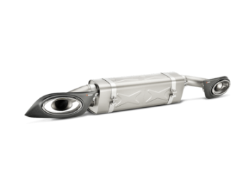 Picture of Akrapovic 14-15 Porsche 911 Turbo-Turbo S 991 Slip-On Line Titanium w- Carbon Titanium Tips