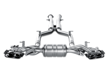 Picture of Akrapovic 10-14 AMG SLS Coupe-Roadster Evolution Line Cat Back Titanium w- Carbon Tips