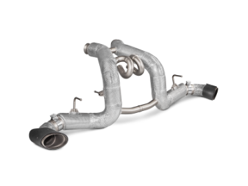 Picture of Akrapovic 16-17 McLaren 540C 570S Slip-On Line Titanium w- Carbon Tips