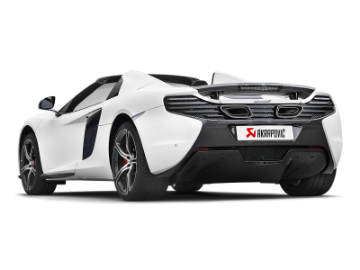 Picture of Akrapovic 14-17 McLaren 650S-650S Spyder Slip-On Line Titanium w- Carbon Tips