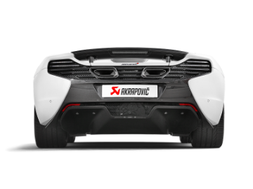 Picture of Akrapovic 14-17 McLaren 650S-650S Spyder Slip-On Line Titanium w- Carbon Tips