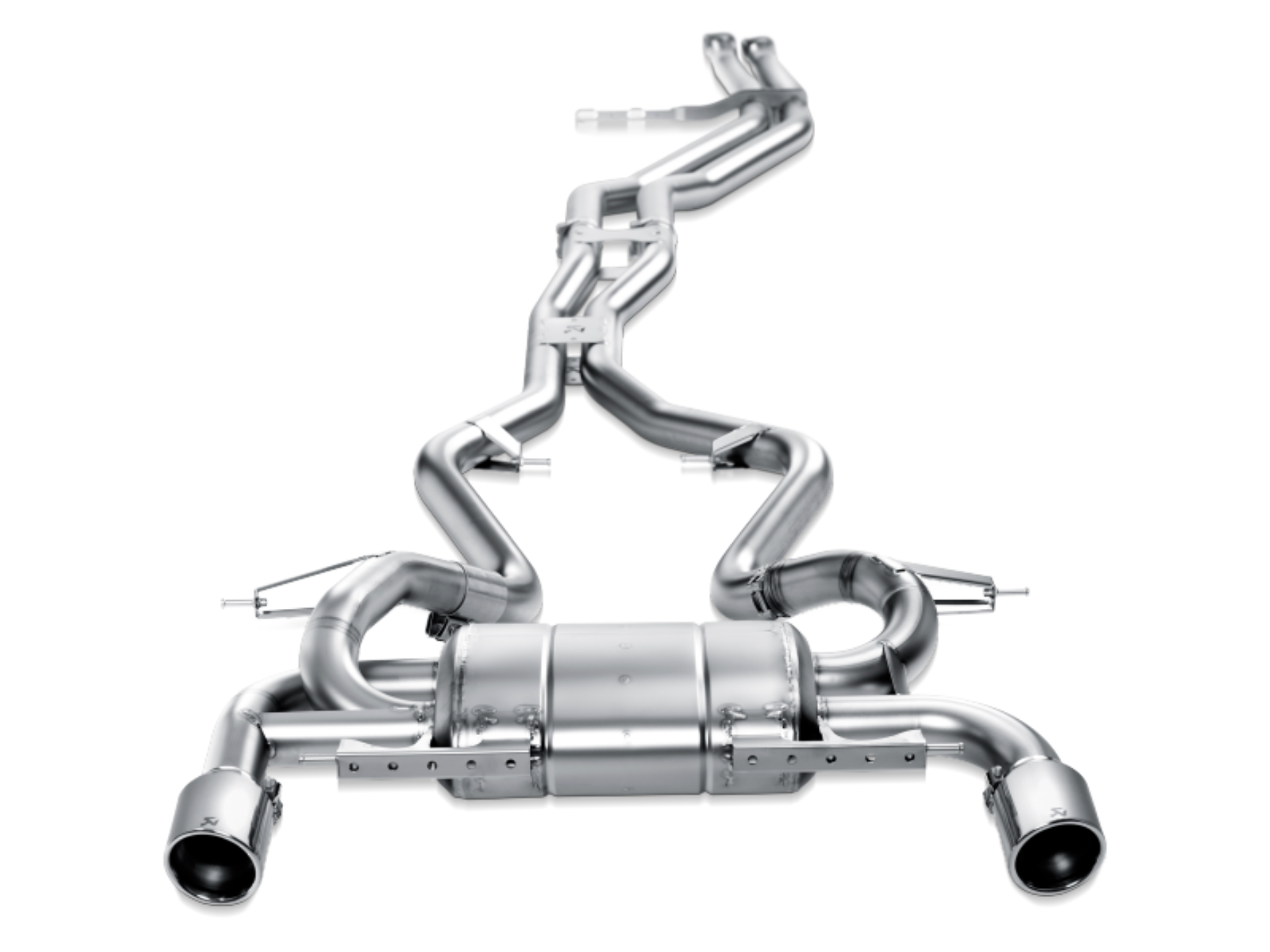 Picture of Akrapovic 07-12 BMW 335i E90 E91 Evolution Line Cat Back Titanium w- Titanium Tips