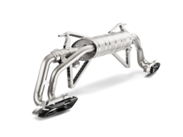 Picture of Akrapovic 16-17 Audi R8 5-2 FSI Coupe-Spyder Slip-On Line Titanium w- Carbon Titanium Tips