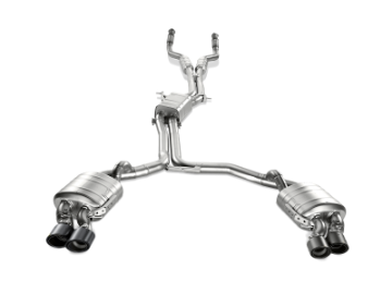 Picture of Akrapovic 13-17 Audi S6 Avant-Limousine C7 Evolution Line Cat Back Titanium w- Carbon Tips