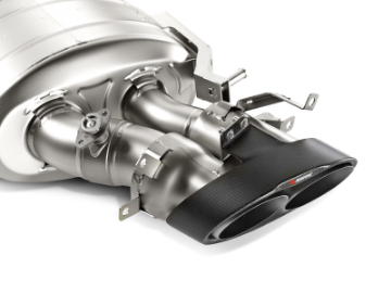 Picture of Akrapovic 14-17 Audi RS6 Avant C7 Evolution Line Cat Back Titanium w- Carbon Tips
