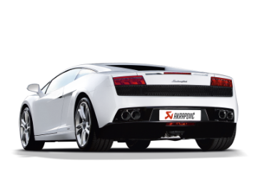 Picture of Akrapovic 09-14 Lamborghini Gallardo LP 550-2 Coupe Slip-On Line Titanium Req- Tips
