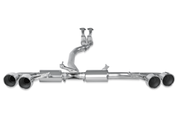 Picture of Akrapovic 08-17 Nissan GT-R Evolution Line Cat Back Titanium Req- Tips
