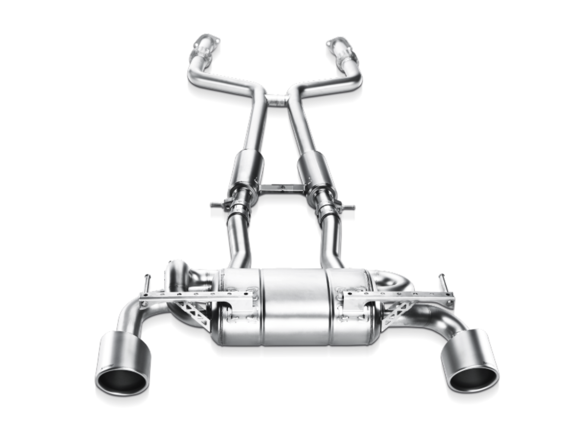 Picture of Akrapovic 09-17 Nissan 370Z Evolution Line Cat Back SS Req- Tips