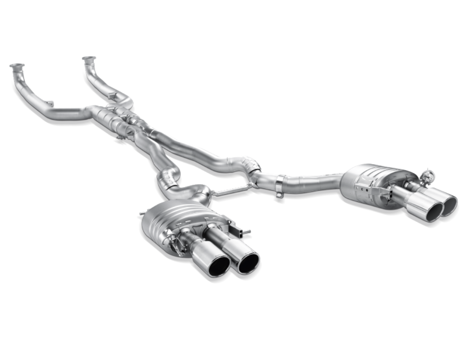 Picture of Akrapovic 13-17 BMW M6 Gran Coupe F06 Evolution Line Cat Back Titanium Req- Tips
