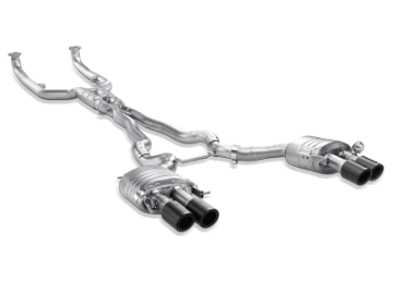 Picture of Akrapovic 11-17 BMW M5 F10 Evolution Line Cat Back Titanium Req- Tips