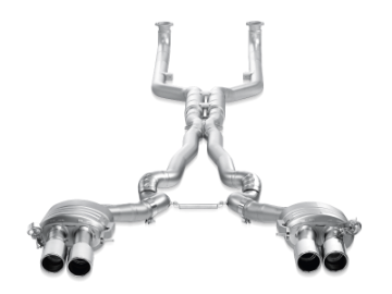 Picture of Akrapovic 11-17 BMW M5 F10 Evolution Line Cat Back Titanium Req- Tips