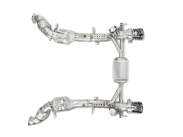 Picture of Akrapovic 16-17 Ferrari 488 GTB-488 Spyder Link Pipe Set w- Cat SS