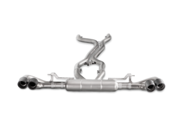 Picture of Akrapovic 15-17 Porsche Cayenne GTS 958 FL Evolution Link Pipe Set Titanium