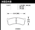 Picture of Hawk DTC-80 Brembo 29mm Race Brake Pads
