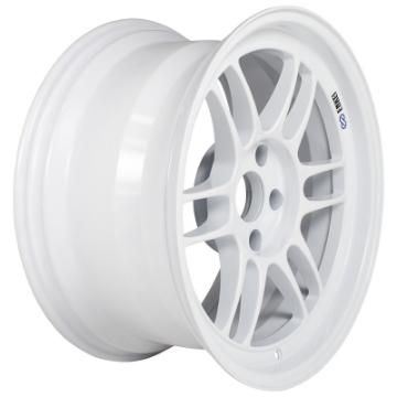 Picture of Enkei RPF1 17x9 5x114-3 22mm Offset 73mm Bore Vanquish White Wheel