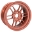 Picture of Enkei RPF1 17x9 5x114-3 22mm Offset 73mm Bore Orange Wheel