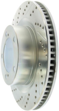 Picture of StopTech Select Sport 07-17 Toyota Tundra Drilled and Slotted Sport Right Front Rotor