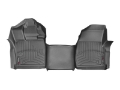 Picture of WeatherTech 16+ Ford F-150 Regular Cab Vinyl Floor Front FloorLiner-Black Bench Seats w-o Console