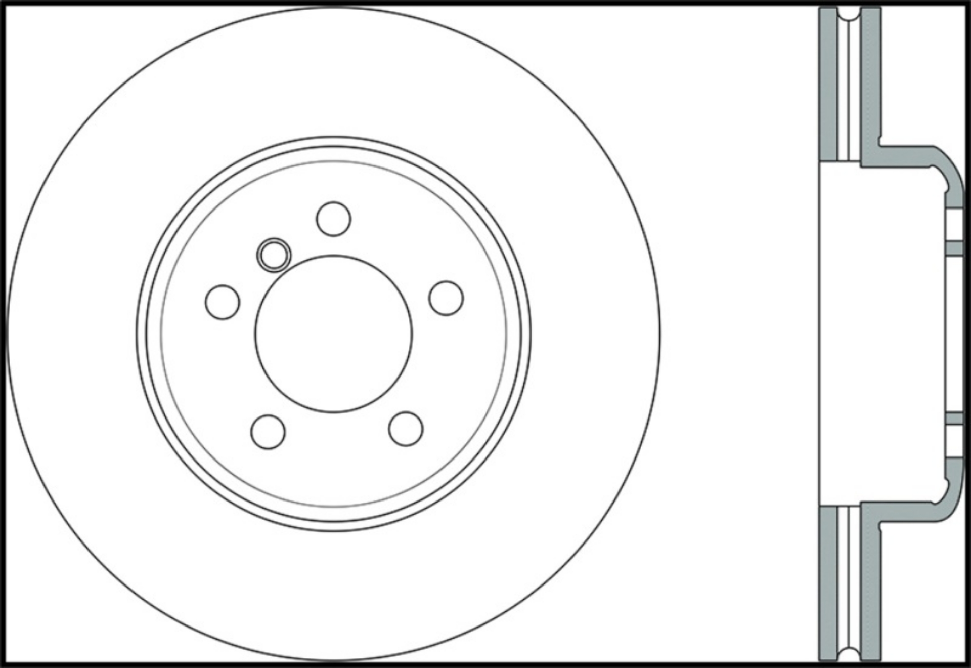 Picture of StopTech Sport 14-15 BMW 435i Front Left Slotted Brake Rotor
