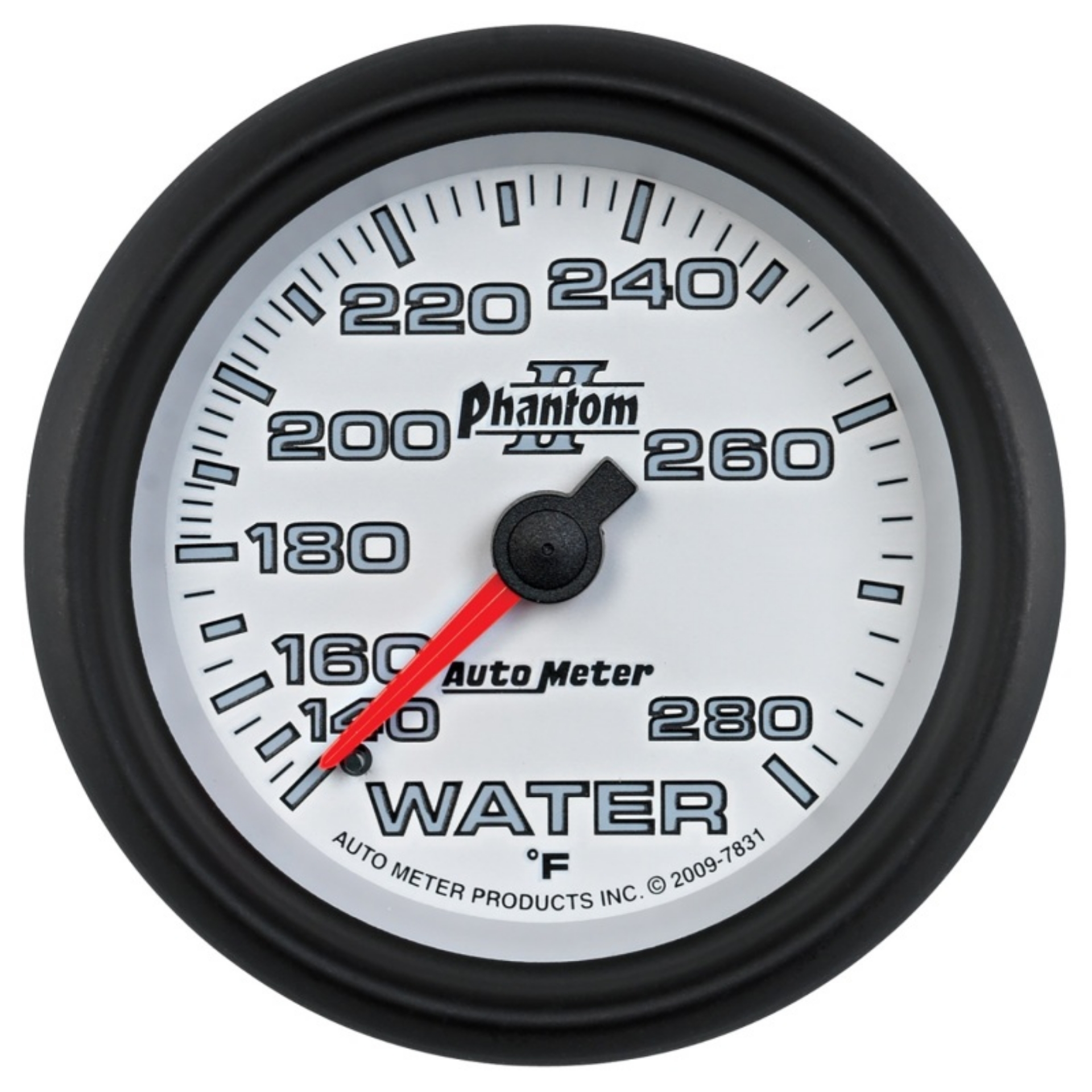 Picture of Autometer Phantom II 2-5-8in 140-280 Degree F Mechanical Water Gauge