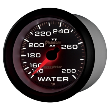 Picture of Autometer Phantom II 2-5-8in 140-280 Degree F Mechanical Water Gauge