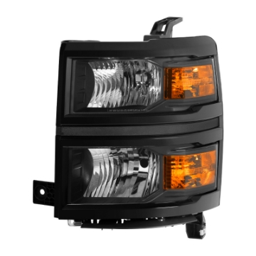 Picture of xTune Chevy Silverado 1500 14-15 Non-HD Driver Side Headlight Black - OEM Left HD-JH-CS14-OEBK-L