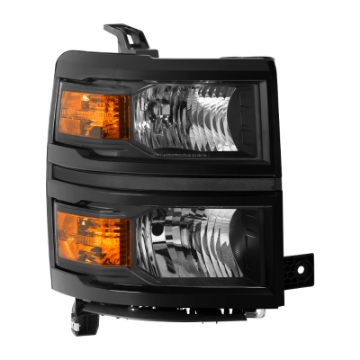 Picture of xTune Chevy Silverado 14-15 Non-HD Passenger Side Headlight Black - OEM Right HD-JH-CS14-OEBK-R